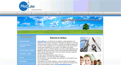 Desktop Screenshot of medlaw.eu