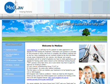Tablet Screenshot of medlaw.eu
